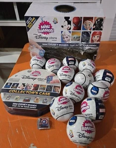 Disney Mini Brands 12 unopened balls & collectors' case Disney Store Edition - Picture 1 of 1