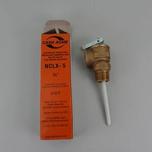 Cash Acme 3/4" NCLX-5 Valvola di sicurezza automatica resting scatola aperta nuova - Foto 1 di 2