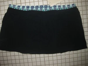 GOTTEX swimsuit black aqua blue white 12 skirt  $84 - Picture 1 of 4