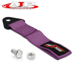 Universal EF9 EG6 EK9 EM1 EM2 EP3 FA5 FG2 DA9 DC2 DC5 JDM Tow Hook Strap Purple - Picture 1 of 4