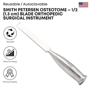 Instrumentos quirúrgicos ortopédicos Smith Petersen Osteotome hoja 1/2" (1,3 cm) - Imagen 1 de 2