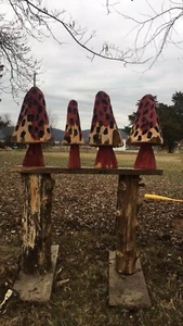 Hand Carved Morel Mushrooms.  - Picture 1 of 12
