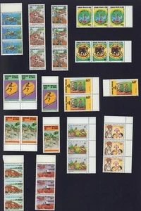 CONGO 1984-1986 SET X 3 723-724, 727, 747-753 OTTIME CONDIZIONI MNH - Foto 1 di 1
