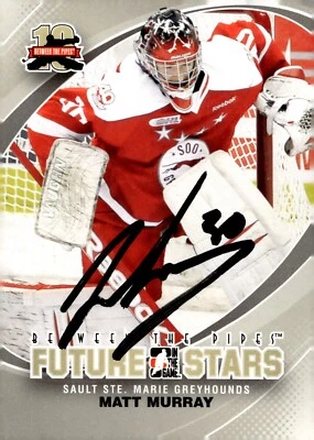 Matt Murray - Signed 2011-12 In The Game Between The Pipes Future Stars Card #26 - Image 1 of 2