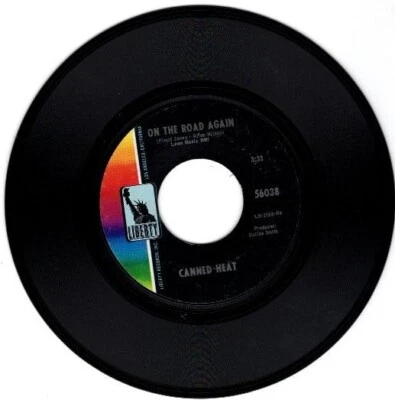 Canned Heat - On the Road Again / Boogie Music 7" 45 RPM Single - Image 1 of 4