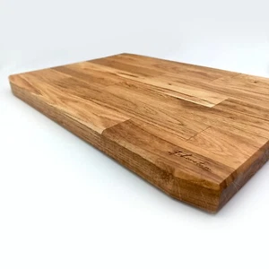 Tabla de cortar y servir de madera grande - madera maciza de roble hecha a mano Reino Unido - Imagen 1 de 10