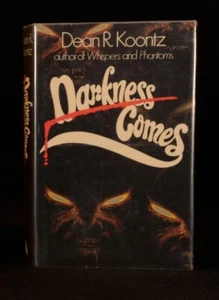 1984 Darkness Comes Dean R Koontz First UK Edition in Dustwrapper - Picture 1 of 6