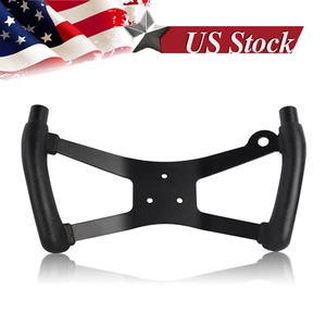 Steering Wheel Butterfly H Style Black For Offroad Sport Racing Kart Go Cart - Picture 1 of 11