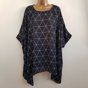 chiffon tops plus size uk