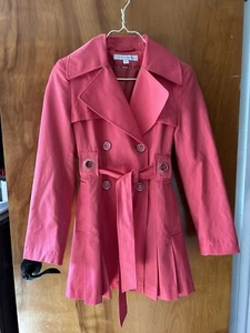 Via Spiga Women Pink Trenchcoat PP - Picture 1 of 7