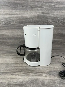 Braun Aromaster 10 Cup Coffee Maker Type 4085 White With Carafe - Picture 1 of 7