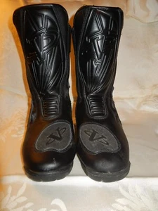 Vega Women's Black Motorcycle Touring Boots Size 7 Great Condition - Picture 1 of 6