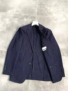 RARE Men's SUITSUPPLY Striped Boating Sport Blazer Coat Jacket EU 50 UK 40 M - L - Picture 1 of 24