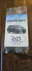 2024 D23 EXPO DISNEY EXCLUSIVE HONDA ODYSSEY CAR AIR FRESHENER SEALED & UNOPENED - Picture 1 of 1