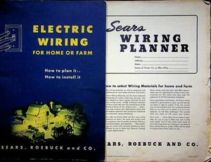 Vintage Sears Roebuck and Company Booklet Magazine Electric Wiring Home or Farm - Picture 1 of 6