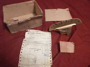 Vintage Chevrolet ?? Odometer Speedometer 1968 ticket papers original box VA. - Picture 1 of 9