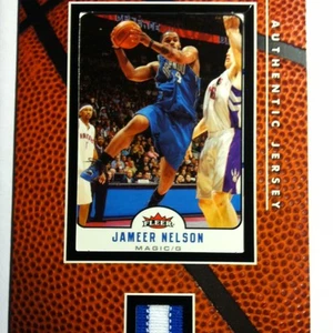 2003 Fleer Vintage Over Sized Cards 4x6 Jameer Nelson Game Jersey - Picture 1 of 1