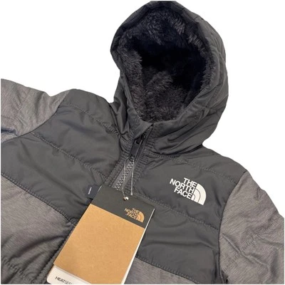 Chaqueta acolchada reversible con capucha The North Face bebé 0-3 meses buscador de calor nueva con etiquetas Foto 1 de 4