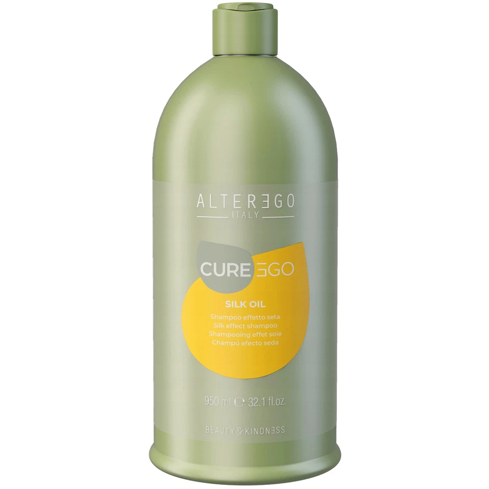 ALTER EGO ITALY Alter Ego CureEgo Silk Oil 950ml Glättendes Shampoo für das Haar beseitigt Frizz
