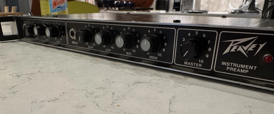 Preamplificador de instrumento Peavey IP-1 con ecualizador, ecualizador, rack vintage, raro Foto 1 de 4