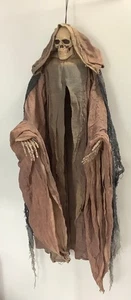 Hängende Sensenmann Skelett Ghul Halloween Dekoration 11"x31" - Bild 1 von 3