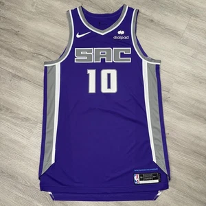 DOMANTAS SABONIS Sacramento Kings Pro Cut Jersey 50 +4 Nike Authentic Team Game - Picture 1 of 6