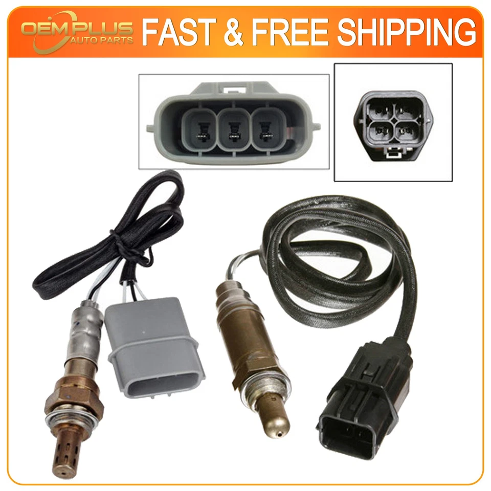 Sensor de oxígeno O2 aguas arriba y aguas abajo 2 piezas para Nissan Sentra L4 2000 2001 1,8 L Foto 1 de 4