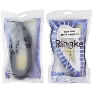Ringke Imperméable Flottant Sangles (2 Paquet) - Marine Rayures/Noir - Photo 1 sur 3