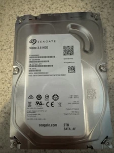 Seagate Video HDD ST2000VM003 2TB 5900RPM 3.5" SATA Security CCTV DVR - Photo 1/4