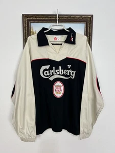 Vintage 90's Reebok Liverpool Football Sweatshirt Soccer Mens Track Top Size L - Picture 1 of 13