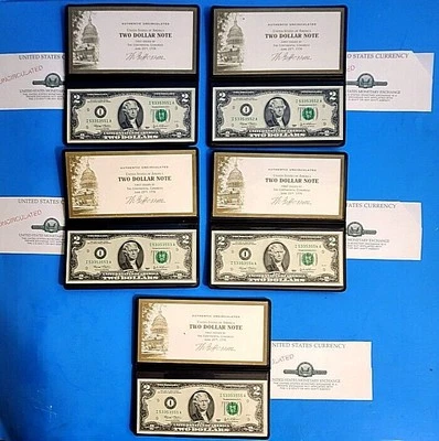 US Currency 2003 $2 FRN I Minneapolis Green Seal FR 1937 I CrisP Choice UNC - Image 1 of 4