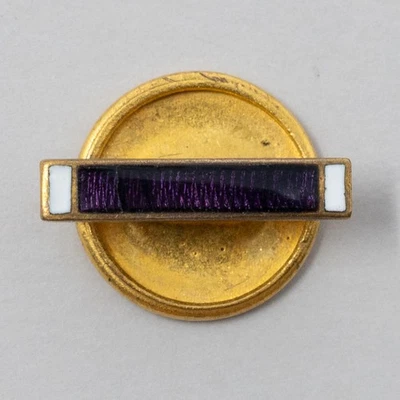 Prendedor Solapa Medalla Corazón Púrpura Esmalte Ejército de los Estados Unidos Segunda Guerra Mundial Original De Colección WIA KIA Foto 1 de 2