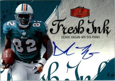 2006 Flair Showcase Fresh Ink #FIHA Derek Hagan AUTO - FB - Image 1 of 2