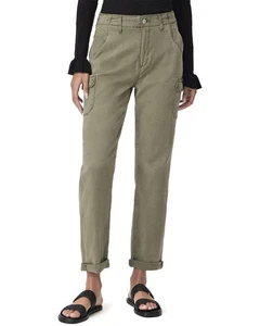 PAIGE Women's Drew Cargo Pockets, Vintage Ivy Green, 31 - Picture 1 of 4