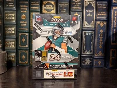 2024 Panini Prizm Football BLASTER BOX Sealed New - Orange Disco Prizms QTY - Image 1 of 4