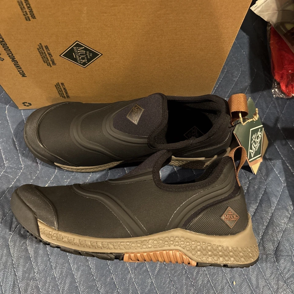 NUEVO Original Muck Boot Outscape Bajo Deslizable Goma Impermeable Zapatos OSSOO Hombres 9 Foto 1 de 4
