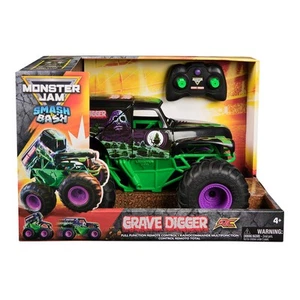 Monster Jam Smash N Bash Grave Digger 1:15 Scale Remote Control Monster Truck - Picture 1 of 6