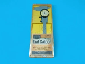 Vintage Sears Kunststoff Messschieber 5" Kapazität mit Etui und Anleitung - 4021 - Bild 1 von 3