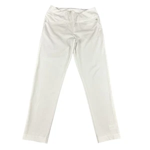 Pantalone Lilly Pulitzer Luxletic donna 8 bianco sportivo elasticizzato tasche pull on - Foto 1 di 10