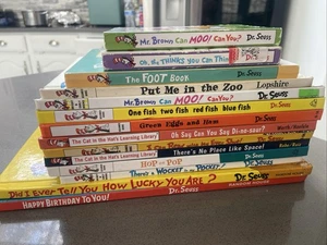 14 Dr Seuss Hardcover Books Lot Vintage & Newer - Picture 1 of 18