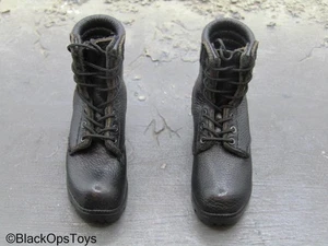 1/6 Scale Toy Russian Senior Rifleman - Black Leather Like Boots (Foot Type) - Picture 1 of 7