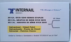 Internail STCR5019 Graffetta a corona elettrica Bostitch lunga 3/8" 5.000 per scatola - Foto 1 di 2