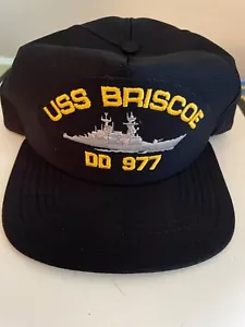 U S NAVY CAP "USS BRISCOE " DD 977 - Foto 1 di 4