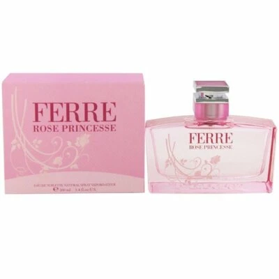 Ferre Rose Princesse di Gianfranco Ferre Donna EDT 3,4 OZ 100 ML Nuovo con scatola - Immagine 1 di 2