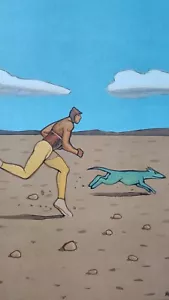 JEAN GIRAUD MOEBIUS ARTE COLOR LITOGRAFÍA SIN FIRMAR OBSERVADOR DE ESTRELLAS ESTRELLATO IMPRESIÓN #8 - Imagen 1 de 2