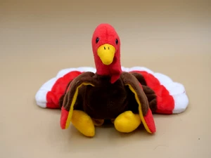 Gobbles The Turkey Ty Beanie Babies 1996 PVC Pellets - Bild 1 von 4