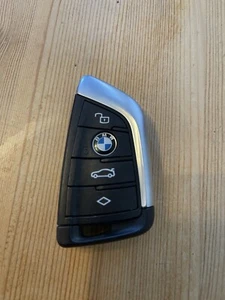 ORIGINAL BMW 4 TASTEN FERNBEDIENUNG SMART SCHLÜSSELANHÄNGER 1 3 5 7 G SERIE X5 GETESTET 5A06C93-01 - Bild 1 von 4