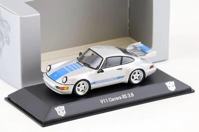 1:43 Spark Porsche 911 964 Carrera RS 3.8 Mirage Transformers Argento WAP DEALER - Immagine 1 di 3