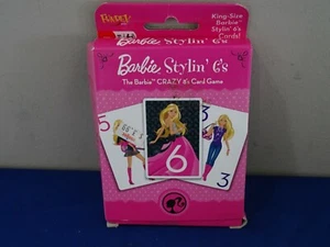 New/Never Used - Barbie Stylin' 6's - Crazy 8'S Card Game - New - RARE Q6 - Picture 1 of 2