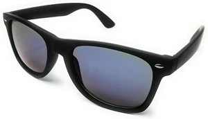 Classic Look Designer Sunglasses Black Rubberized Frame - Picture 1 of 3